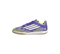 adidas F50 Club Indoor Football Boots Kids, Purple Rush/Cloud White/Lucid Lemon, 4 UK Child