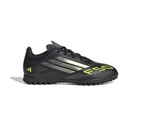 adidas F50 Club Turf Football Boots Kids, core Black/Iron met./Lucid Lemon, 2 UK Child