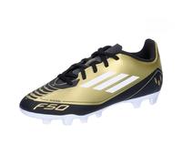 adidas F50 Club Messi Football Boots Flexible Ground, Gold/Footwear White/Carbon Black, 8.5 UK