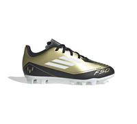 Adidas F50 Club Messi Junior Flexible Ground (Sizes 6c-10c) Size: 7.5 UK, Colour: Gold