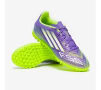 adidas Unisex F50 Club Turf Football Boots, Purple Rush/Cloud White/Lucid Lemon, 11 UK
