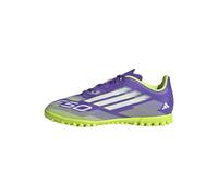 adidas F50 Club Turf Football Boots Kids, Purple Rush/Cloud White/Lucid Lemon, 5.5 UK Child