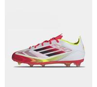 Adidas F50 Elite Childrens Firm Ground Football Boots 2 White/Red