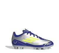 Adidas F50 Club Messi Junior FG/MG (Sizes 3-5.5) Colour: Silver, Size: 5 1/2 UK
