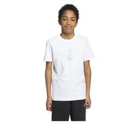 Adidas F50 Graphic Short Sleeve T-shirt White 9-10 Years Boy