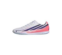 adidas Unisex F50 Hyperfast Club Indoor Football Shoes, FTWR White/Solar Purple/Solar Turbo, 6 UK