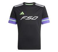 Adidas F50 Kids Short Sleeve Jersey Colour: Black, Size: 11-12 years