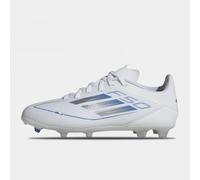 Adidas F50 League Childrens Firm Ground Football Boots 10K White/Silver