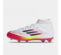 Adidas F50 League Childrens Firm Ground Football Boots 2 White/Red