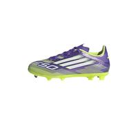 adidas Junior F50 League Radiant Blaze Pack FG/MG Firm/Multi Ground Football Boots Purple Rush/Cloud White/Lucid Lemon 5