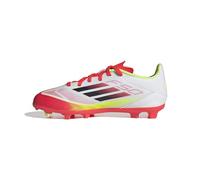 adidas F50 League Football Boots FG/MG Kids, Cloud White/Core Black/Solar Yellow, 5 UK Child