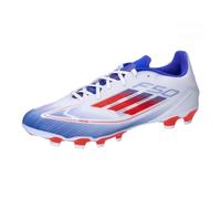adidas F50 League Football Boots Multi Ground, Cloud White/Solar red/Lucid Blue, 9 UK