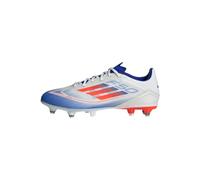 adidas F50 League Football Boots Soft Ground, Cloud White/Solar Red/Lucid Blue, 7 UK