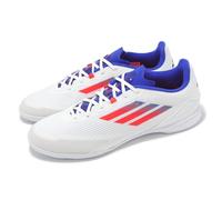 adidas F50 League In Cloud White Solar Red Lucid Blue Indoor Soccer Shoes IF1395