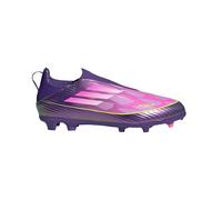 adidas F50 LEAGUE Laceless Firm Ground Football Boots Kids, Textile Upper, Purple