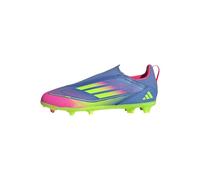 adidas F50 League Laceless Firm/Multi-Ground Boots Kids, Textile Upper, Blue