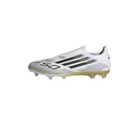 adidas F50 League Laceless Firm/Multi-Ground Boots, Textile Upper, White
