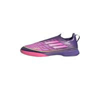 adidas F50 LEAGUE Laceless Indoor Football Boots Kids, Textile Upper, Purple