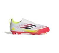 Adidas F50 League Laceless Junior FG/MG Size: 1 1/2 UK, Colour: White