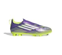 Adidas F50 League Laceless Junior FG/MG Size: 5 1/2 UK, Colour: Purple