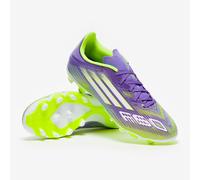 adidas Unisex F50 League Multi Ground Football Boots, Purple Rush/FTWR White/Lucid Lemon, 10.5 UK
