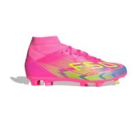 adidas F50 League Mid Cut Firm Ground Football Boots Womens Pink/Yellow 11 UK
