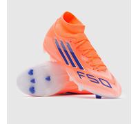 Adidas F50 League Mid Fg/mg Football Boots Orange EU 46