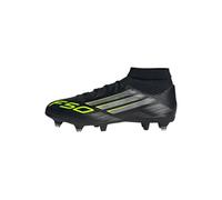 adidas F50 League Mid Soft Ground Boots, Textile Upper, Black
