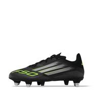 adidas F50 League Soft Ground Football Boots Kids, core Black/Iron met./Lucid Lemon, 5 UK Child