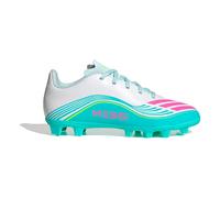 Adidas F50 Messi Club Fg/mg Junior Football Boots White EU 38 2/3 Kids