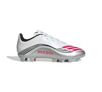 adidas F50 Messi Club Firm Multi Ground Football Boots Kids, FTWR White/Lucid red/Silver met, 2 UK Child
