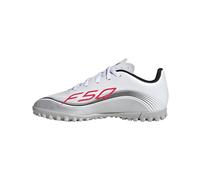 adidas F50 Messi Club Turf Football Boots Kids, FTWR White/Lucid red/Silver met, 3 UK Child