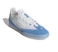 adidas Men's F50 Freestyle 24 Messi Indoor Sneaker, White/Gold Metallic/Blue Burst, 12 UK
