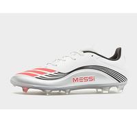adidas Unisex F50 Messi League Firm Multi Ground Football Boots, Cloud White/Lucid Red/Silver Metallic, 8 UK