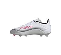 adidas F50 Messi League Firm Multi Ground Football Boots Kids, Cloud White/Lucid Red/Silver Metallic, 12.5 UK Child