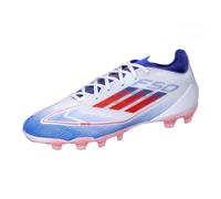 Adidas F50 Pro HG/AG Soccer Cleats, Footwear White/Solar Red/Lucid Blue (IF1325), 27.5 cm