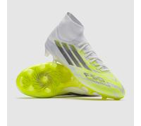 adidas Womens F50 Sparkfusion Pro Firm Ground Football Boot, Ftwwht/Ironmt/Hireye, Size 8, Women Ftwwht/Ironmt/Hireye