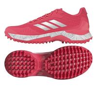 adidas Fabela X 2 Women's Field Hockey Shoes | UK 6.5 in Solar Turbo/Zero Metallic/Cloud White