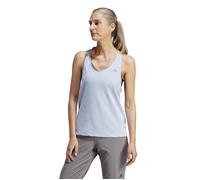 adidas Fast Tank Top Size M Women's Lightweight Breathable Running Singlet in Blue for Optimal Performance