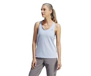 adidas Fast Tank Top Size M Women's Lightweight Breathable Running Singlet in Blue for Optimal Performance