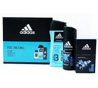 adidas Feel the Chill ICE DIVE 3 Piece BOXED GIFT SET - EDT 50ml + Shower Gel 250ml + 48 Hour Deodorant Spray 150ml