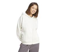 Adidas female All SZN Cotton Rich Fleece Zip Up Hoodie - Soft White, Air Force Blue,Soft White,Black