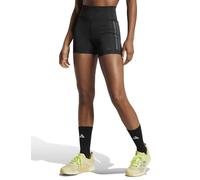 Adidas female Optime 3-Stripes Compression Sports Shorts - L - Black, Red,Black
