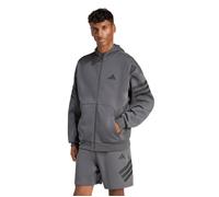 adidas FI 3S FZ Hoodie L Gray Men