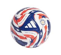 adidas FIFA Club World Cup Competition Ball - Thermally Bonded Seamless Construction, FIFA Quality Pro Certified, Bold Design Inspired by Flags and Stars (White/POBLUE/DKBLUE/Lucre, 4)