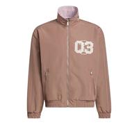 adidas Firebird Coach Jacket Asia Sizing 'Trace Brown Team Victory Red' KU0514 XXXL