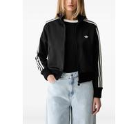 adidas Firebird track top with knitted crochet details - Black 2XS-XS