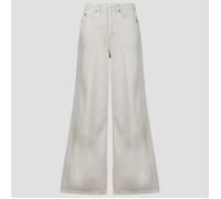 adidas Flare / wide jeans HIGH-RISE WIDE-LEG DENIM PANTS in Grey US 26 / 32