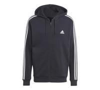 adidas Fleece 3-Stripes Full-Zip Hoodie Jackets 'Black' IB4029 M