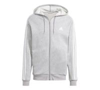 adidas Fleece 3-Stripes Full-Zip Hoodies 'Grey' IJ6479 XL